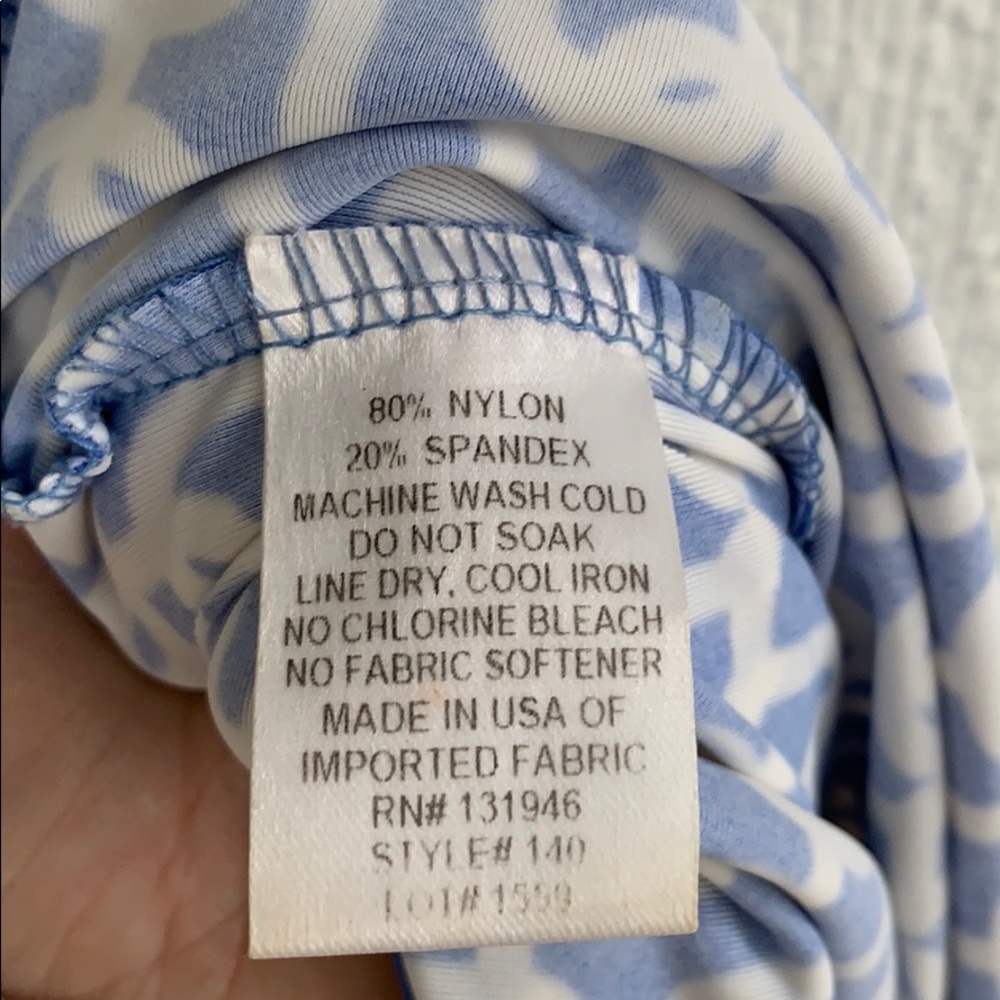 JUDE CONNALLY Periwinkle Link Printed Nylon Dress - Picture 7 of 7